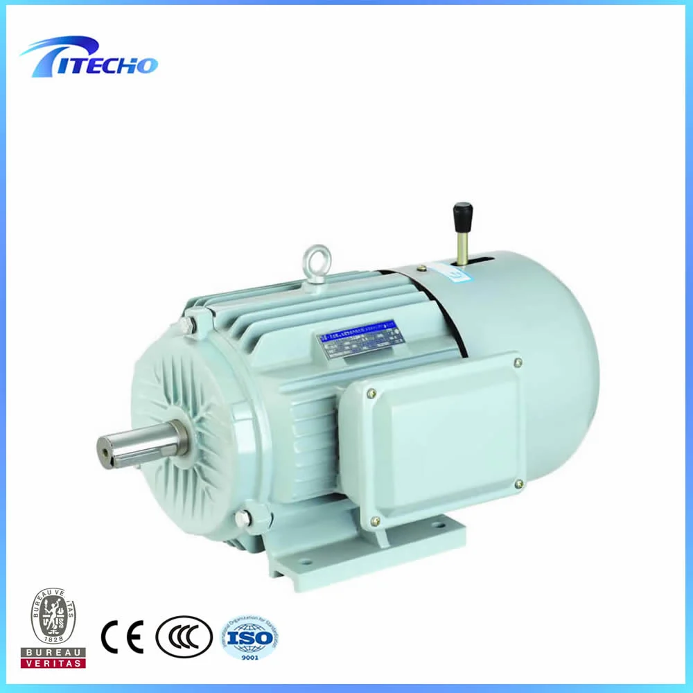 Yej Electromagnetic Braking 0.55kw 0.75kw 4poles High Power Three Phase Induction Asynchronous Squirrel Cage Brake Motor