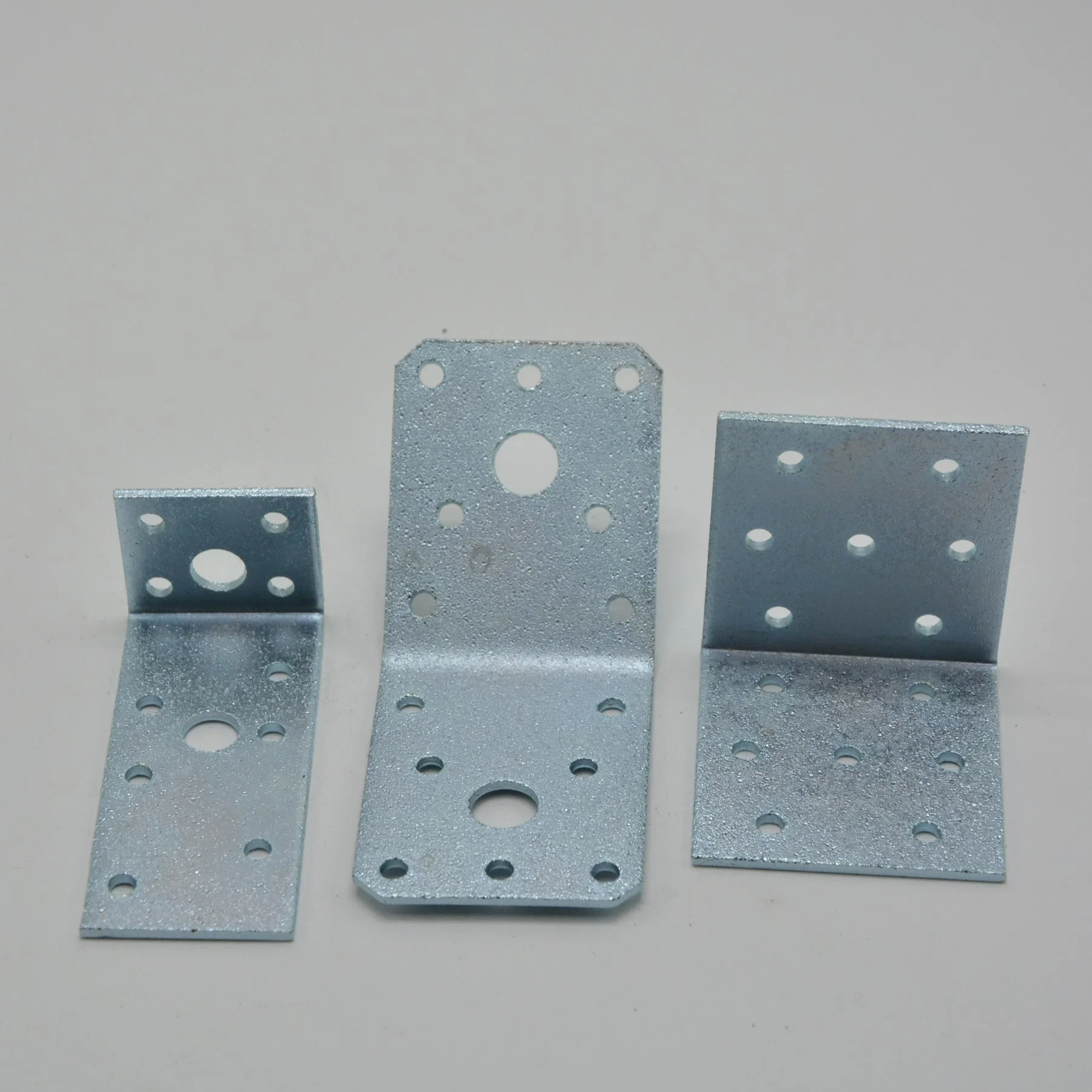 Galvanized Building Hardware L Angle Bracket Connector for Fix Timber Wall Frames Down Onto Concrete Slab Floors.