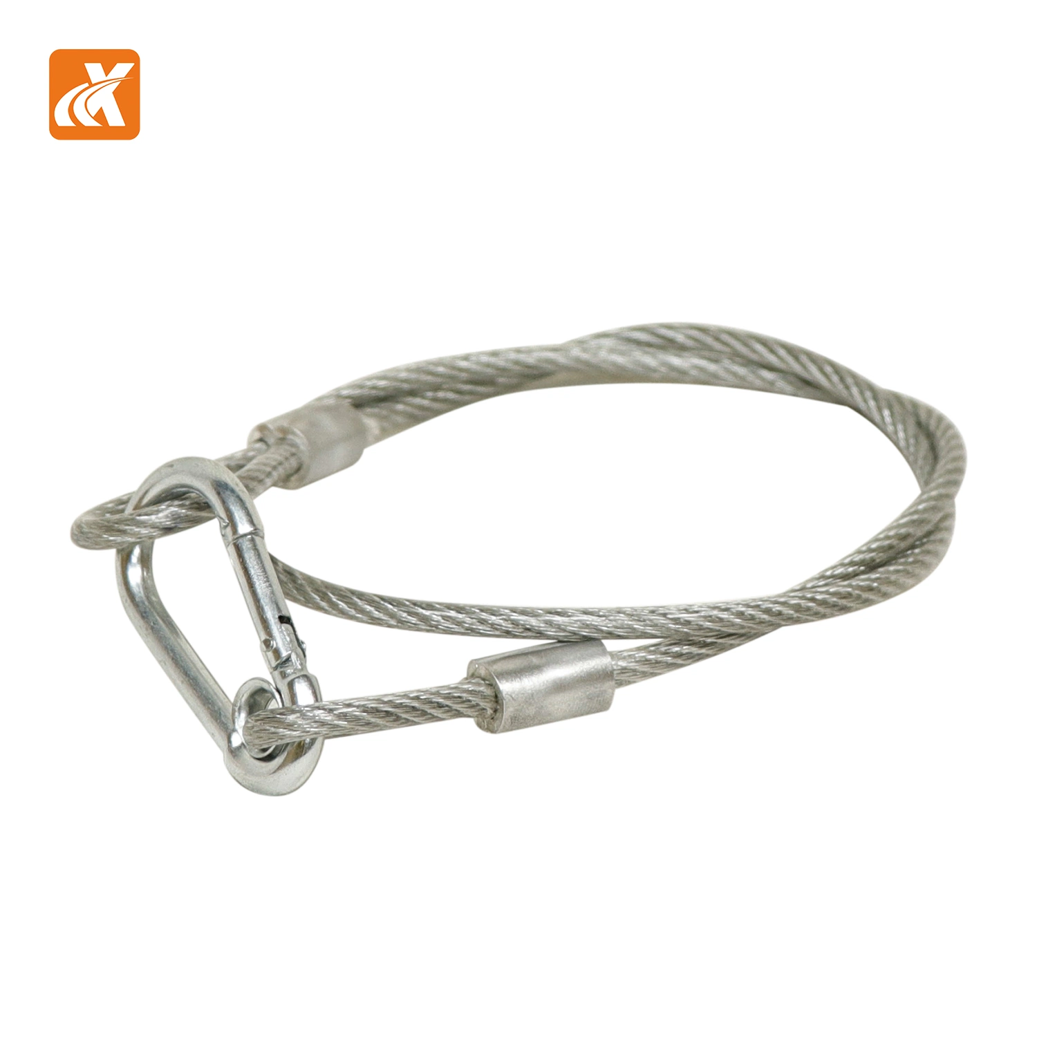 Stainless Steel Adhesive Material Safety Rope Black Standard Spring Fastener Soft Light Meals