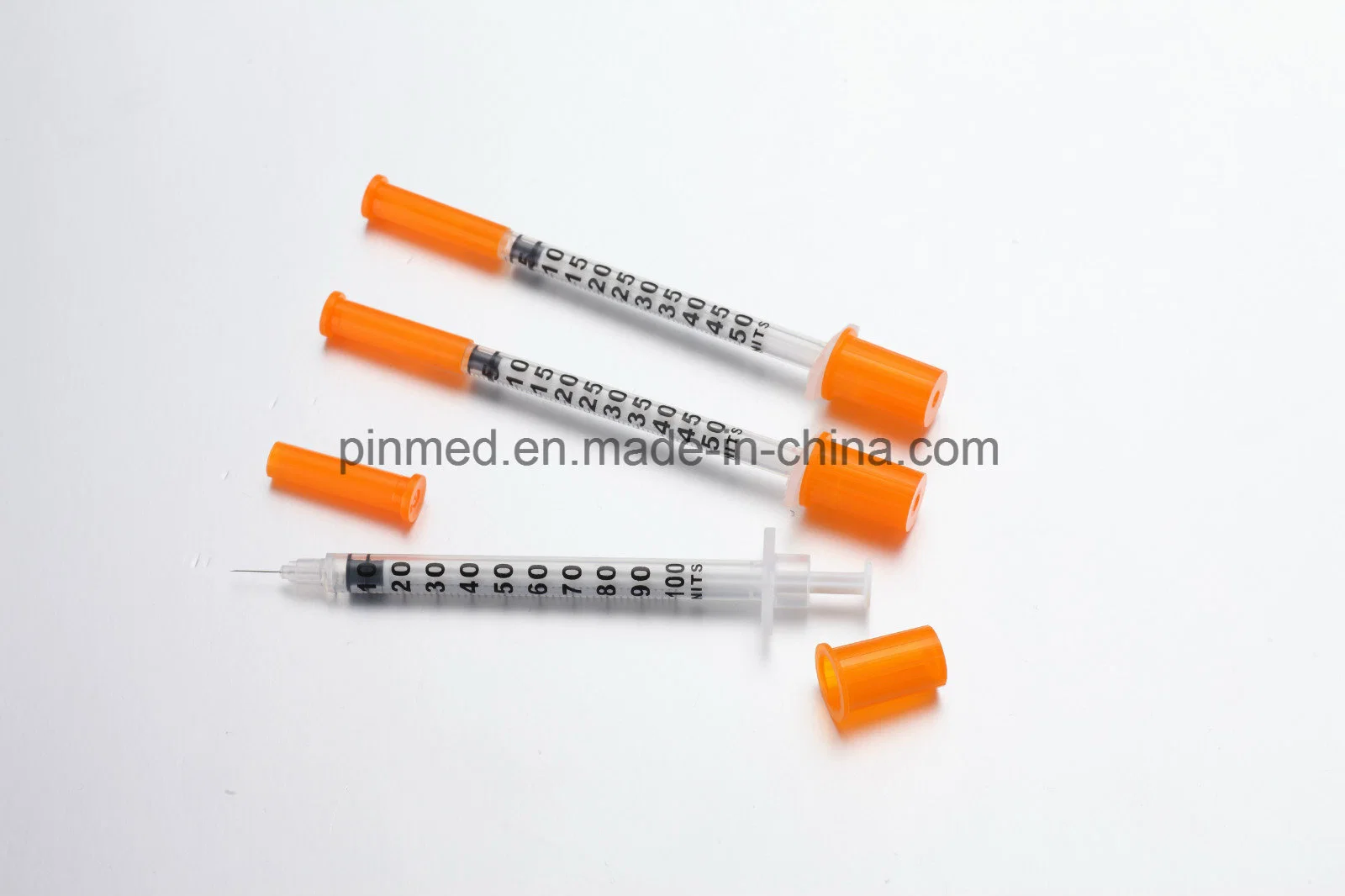 Disposable Insulin Syringe, Medical Grade PVC