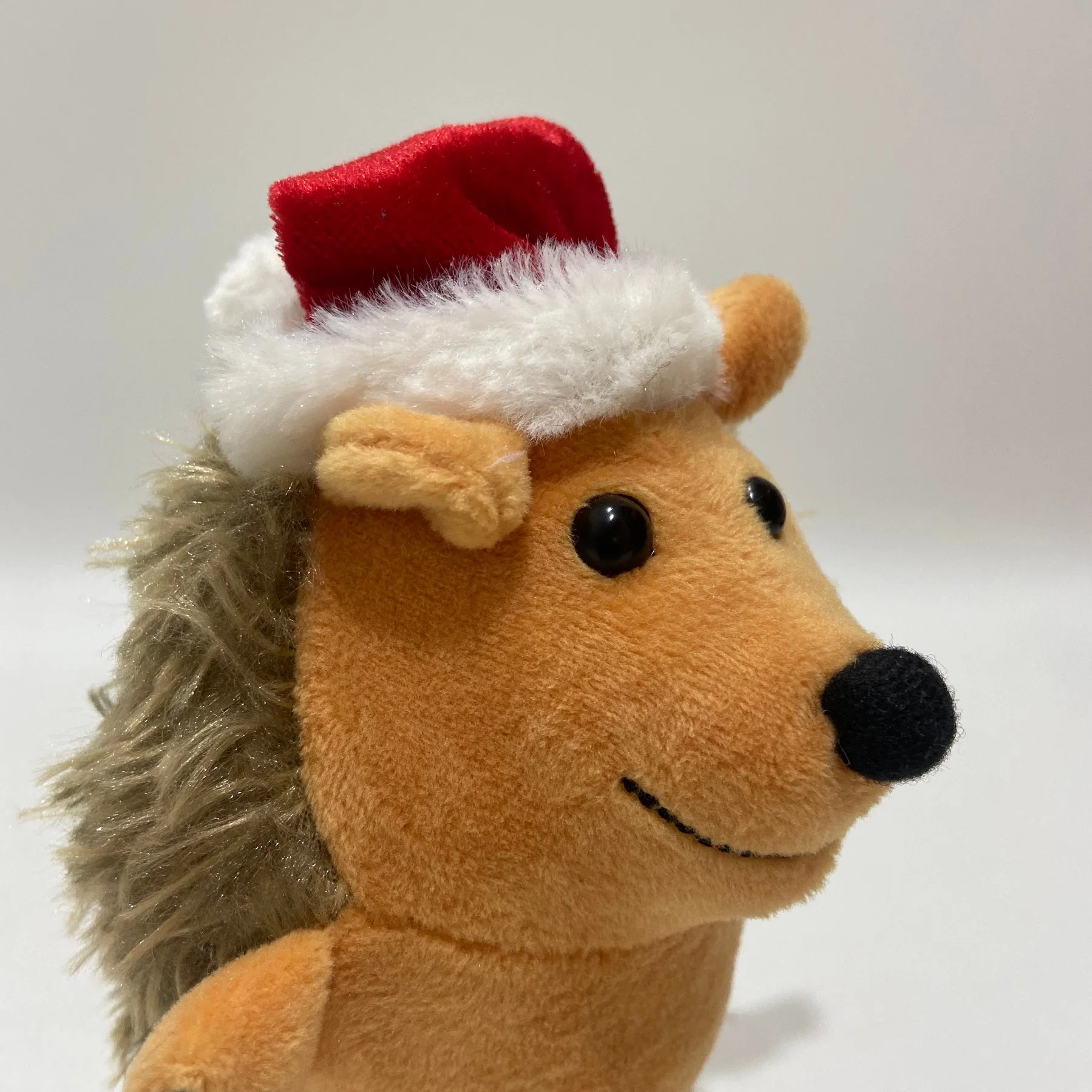 Amazon caliente la venta de Navidad de la grabación de voz y la repetición de erizo de peluche y caminar