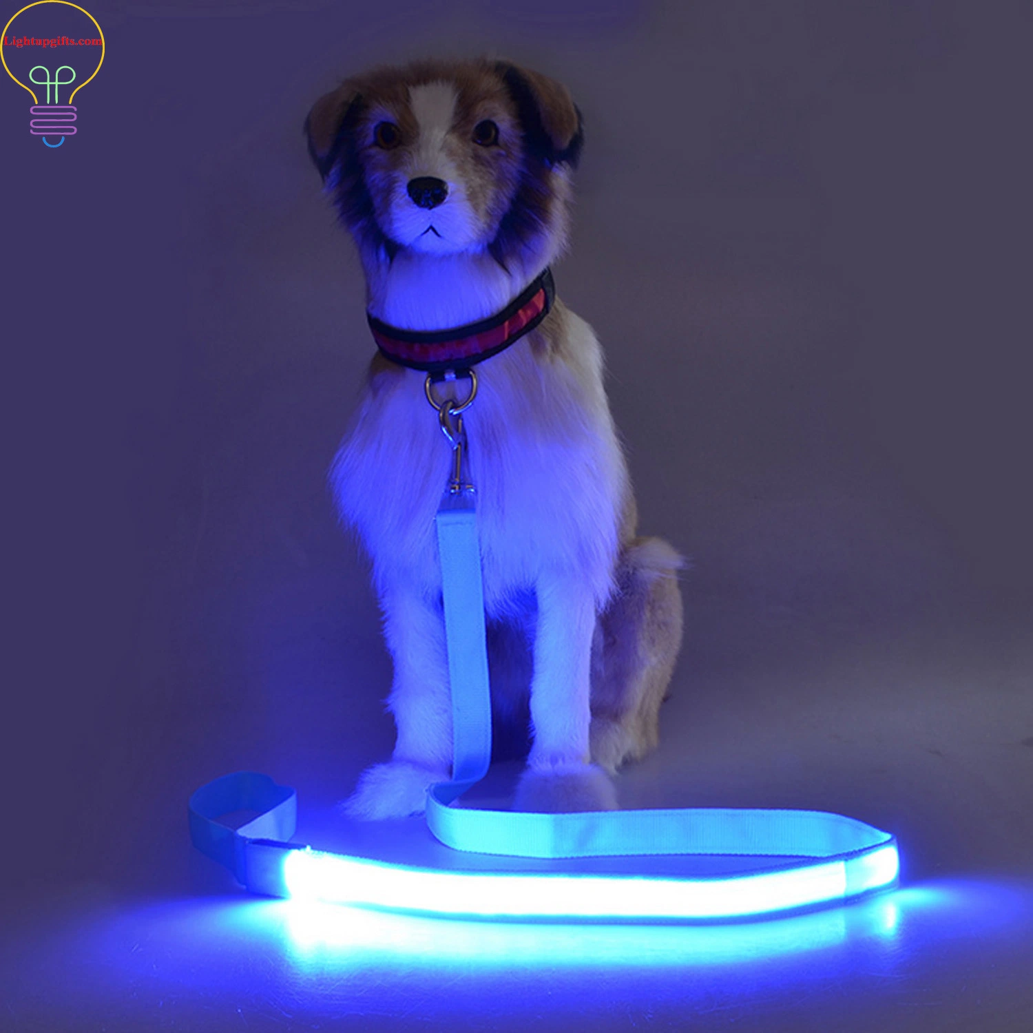 Light up Leash LED Traction Belt Flashing Dog Leash