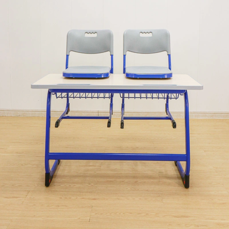 High quality/High cost performance  Primary High School Student Werzalit School Desk and Chair