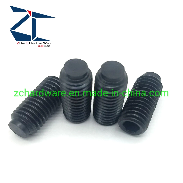 Alloy Steel Hex Socket Head Set Screws with Brass Nylon Tip