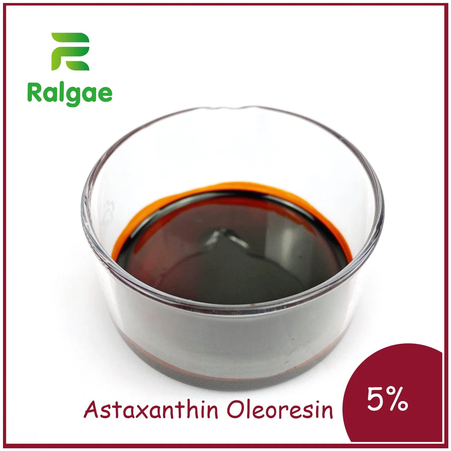 ISO Certificated Factory Supply Natural Microalgae Astaxanthin Oleoresin Foods Grade