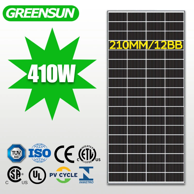 Power Solar System 400 Watt PV Solar Panel Price 18V 160W Poly Crystalline 24V/36V 410 Watt Mono Solar Panel