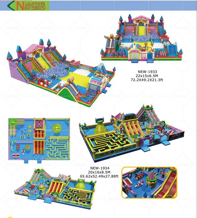 Indoor Slide Playground Equipment for Children, CE High quality/High cost performance  Custom Manufacturer, Lilytoys Inflatable Funcity