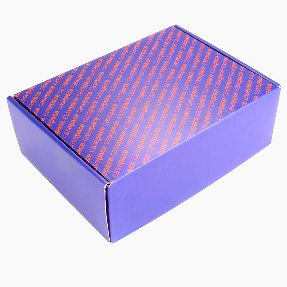 Wholesale/Supplier Custom Product Shipping Purple Color Packaging Mailer Box with Logo Printing