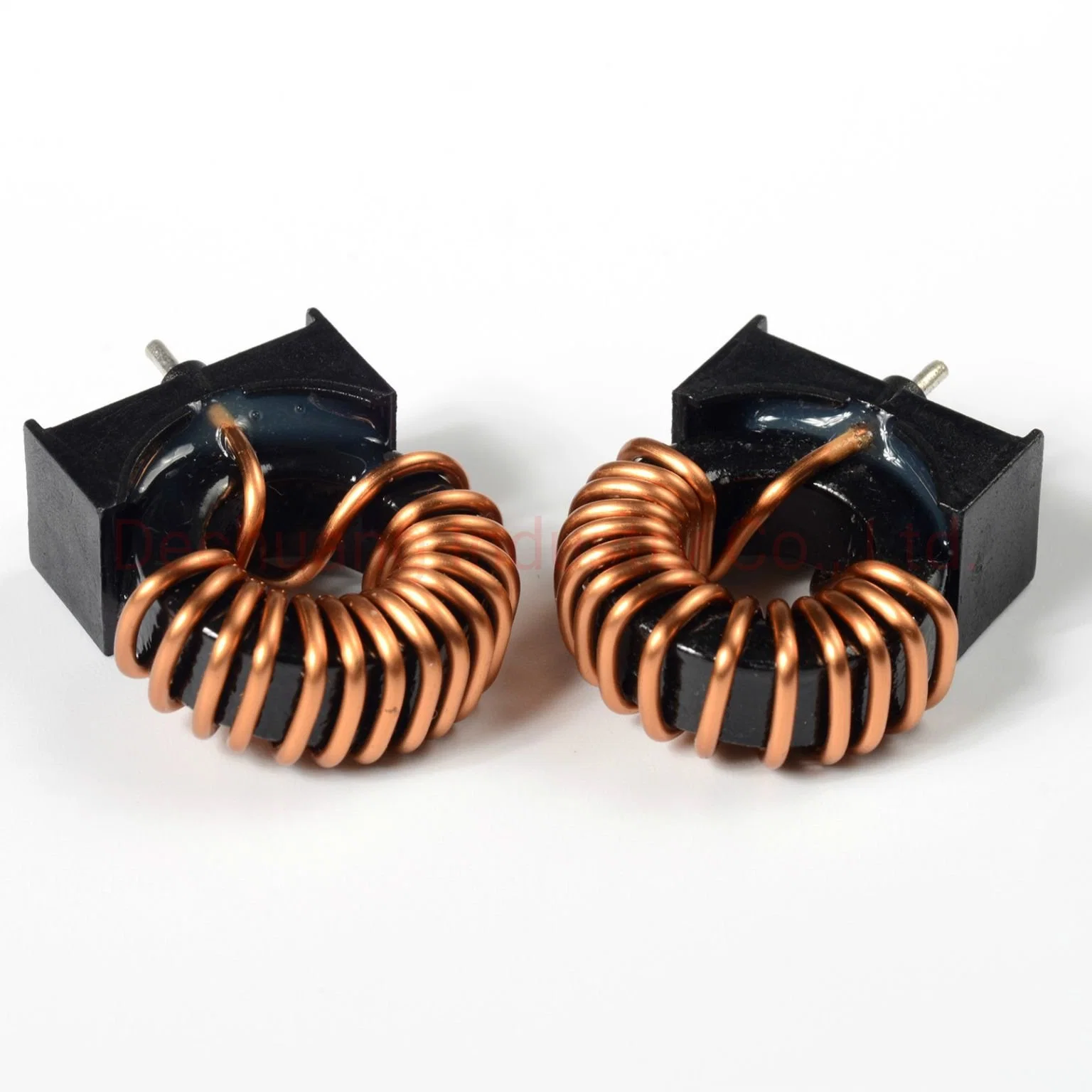 China High Quality High Current Toroidal Core Inductor 20mh 25mh 30mh 50mh Common Mode Line Chokes Copper Coil with Base for PCBA Switching Power Supplies