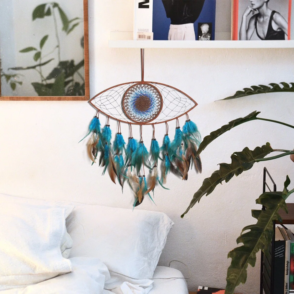 Retro Evil Eye Colorful Dream Catchers Home Decor