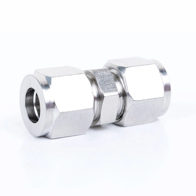 Compression Connectors Stainless Steel 304 Tube Fitting Equal Tee Fitting Union