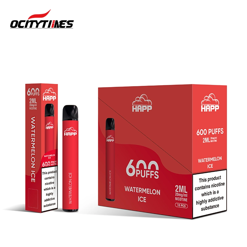 OEM ODM 800 puff Vape estilo pluma azul desechable cigarrillo E Raz Pod