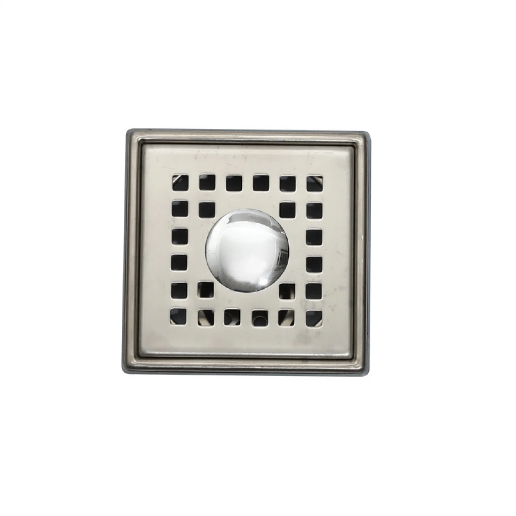 OEM Bathroom Accessories 304 Stainless Steel Rectangle Anti-Odor Bath Shower Tray Floor Drains