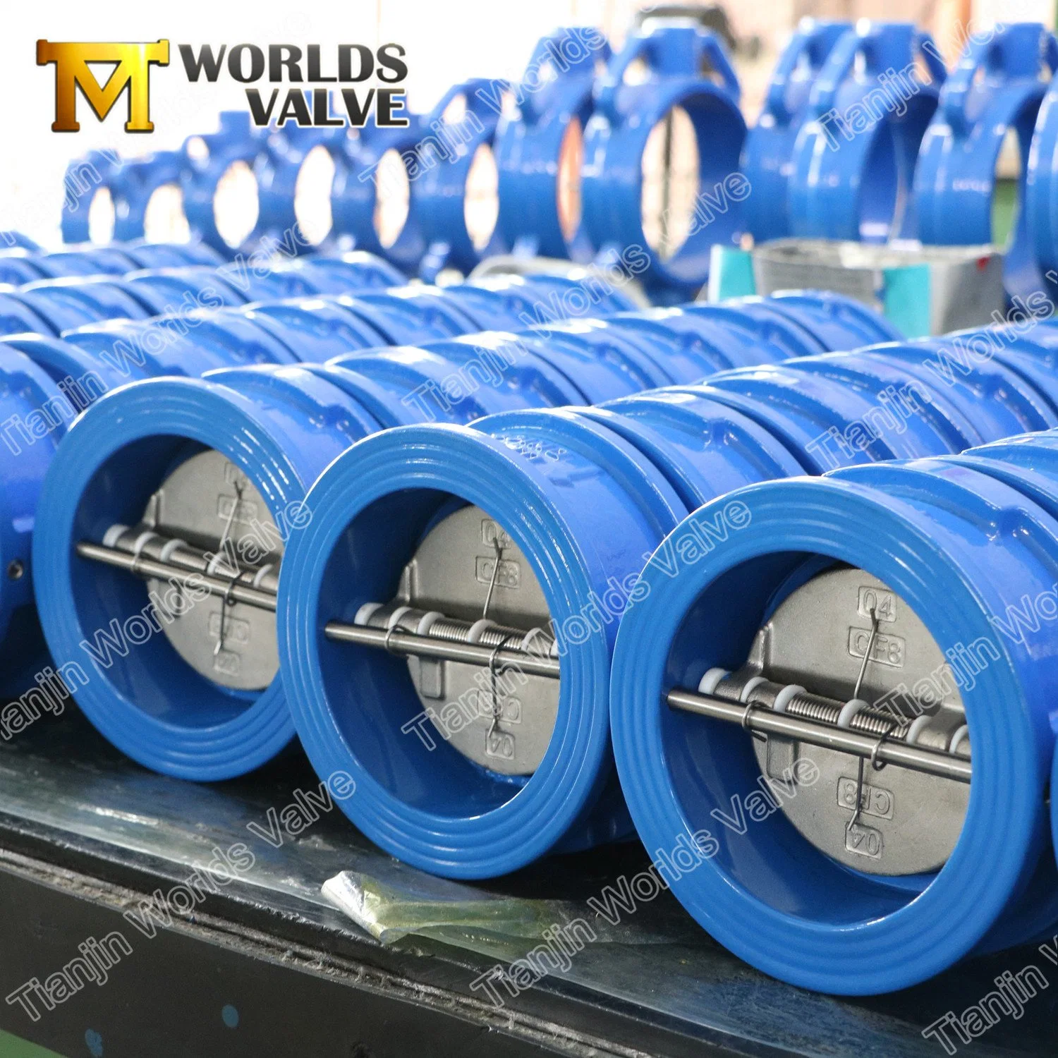 Wafer Connection Double Door Butterfly Check Valves