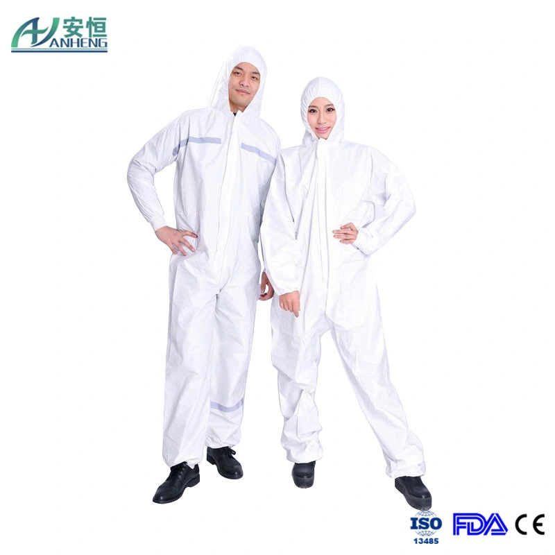 4/5/6 Taped Disposable Waterproof Overalls by SMS or Microporous Coveralls XL Film Laminated Materials