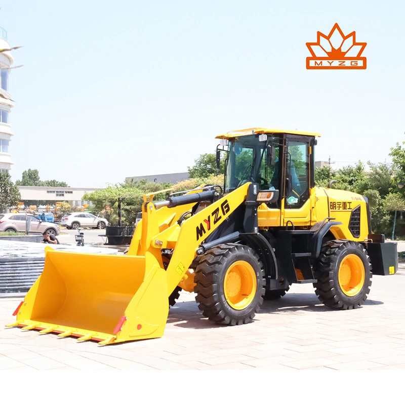 Low Price Front End Wheel Loader China Myzg Factory Hot Sale 2.2ton 1.2 1.8 M3 Small Wheel Loader for Farm