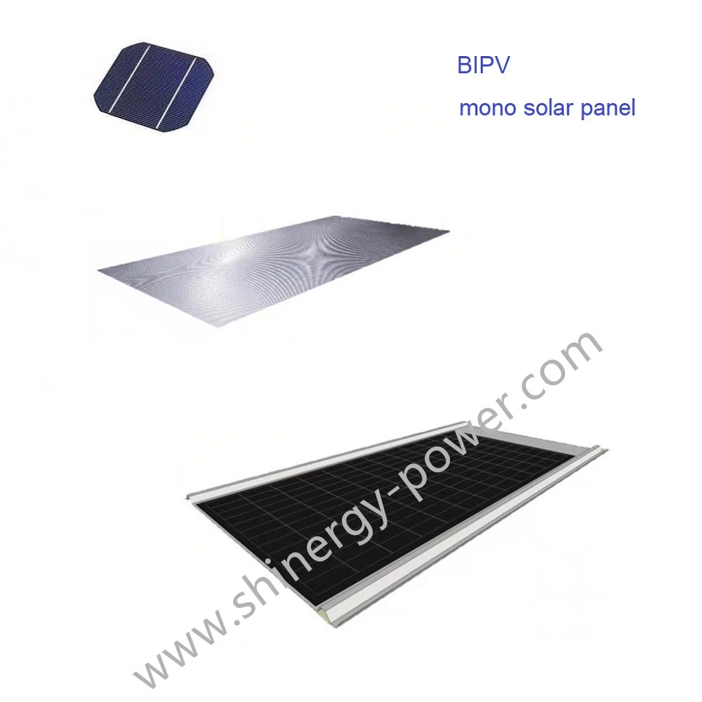 Solar Energy Mono 144PCS Solar Cells Solar Panel BIPV Building Integrated Photovoltaic Solar System Solar Product Shb144370m