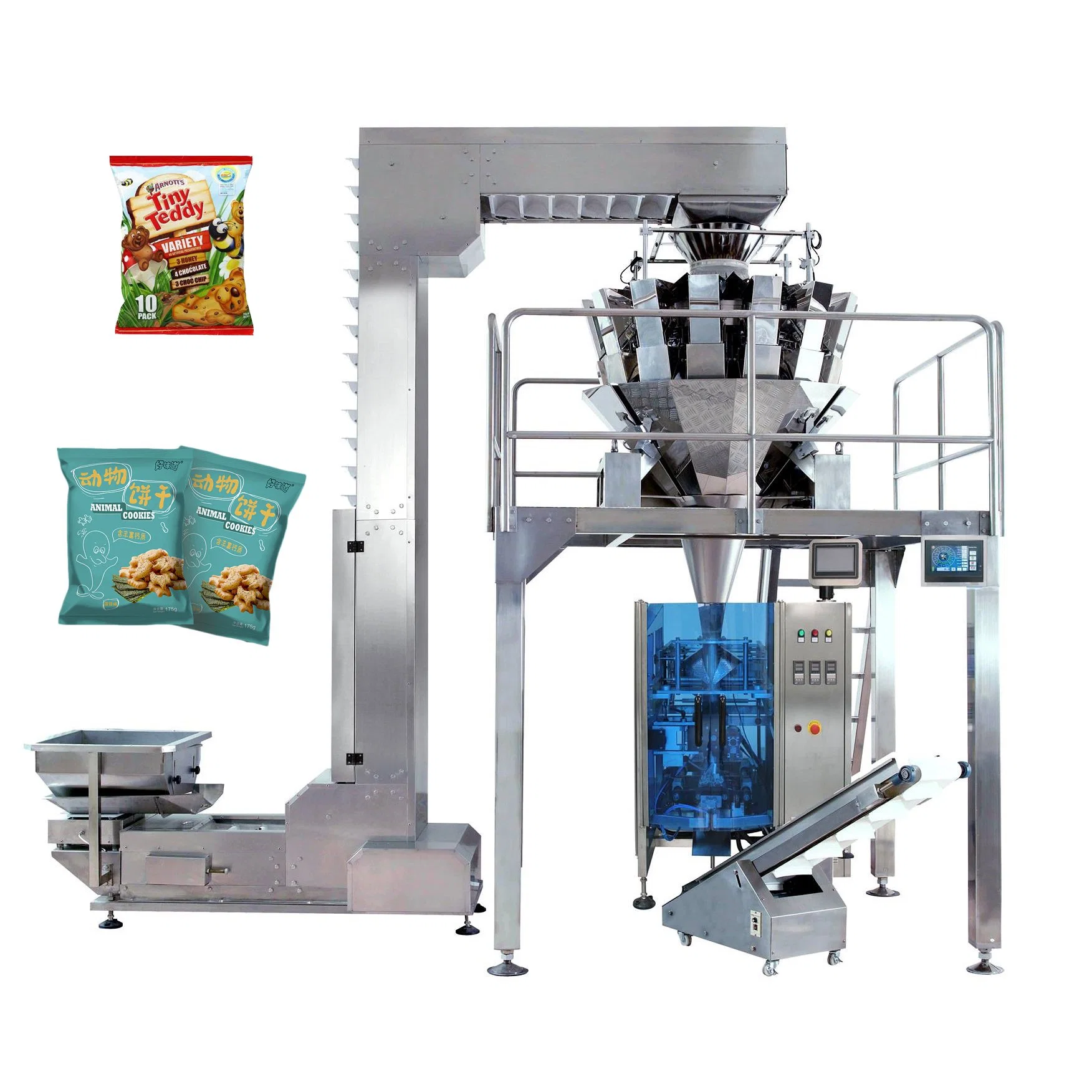 Factory Direct Supply of Intelligent Automatic Biscuit Candy Packaging Equipment System