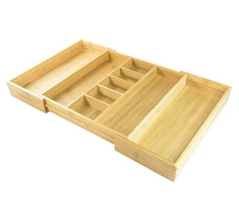 Cajas organizadoras de Cajones de Madera de Bambú 100% Natural