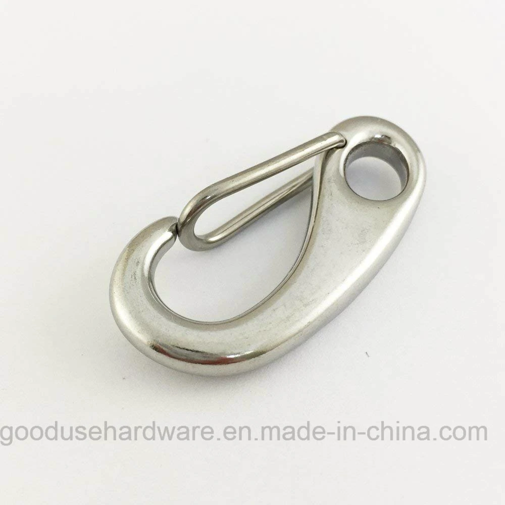 Stainless Marine Grade Spring Gate Safety Snap Hook Clip 4" Lobster Claw