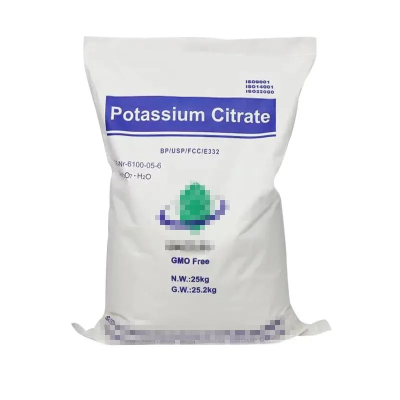 المواد الغذائية المضافة عالية نقاء 99 ٪ البوتاسيوم / البوتاسيوم Citrate مع انخفاض السعر