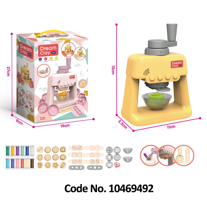 Juguetes educativos pasta para moldear el juego de herramientas para niños Cocina creaciones Playset de fideos y el heladero máquina Playdough Juguetes