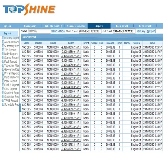 Powerful GPS Tracking Platform Fleet Management System Tracking Software