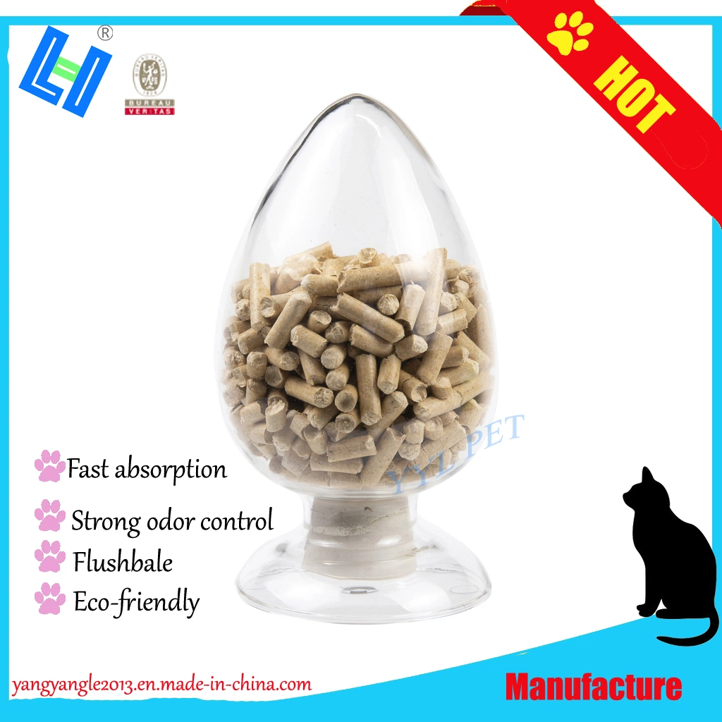 Produit PET de bonne qualité : litière/sable pour chat en bois de pin