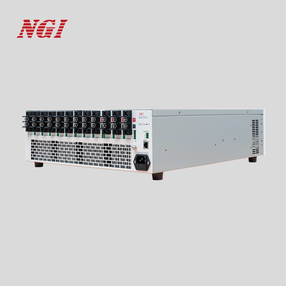 12 Channels Programmable DC Electronic Load with Over Current Protection