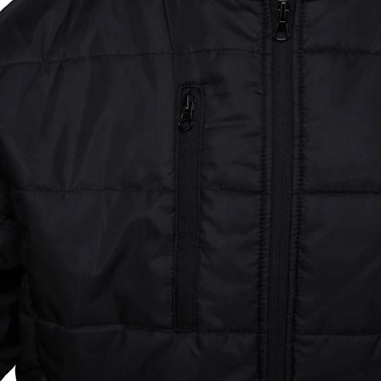 Chaqueta polar de plumón negro impermeable de 2022 de moda de invierno