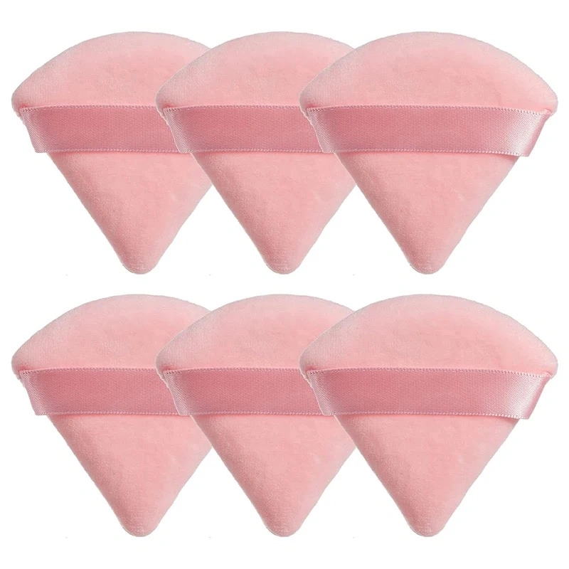 Triangle Face Powder Puff Packaging Powder Puff Face Triangle Makeup Puff for Loose