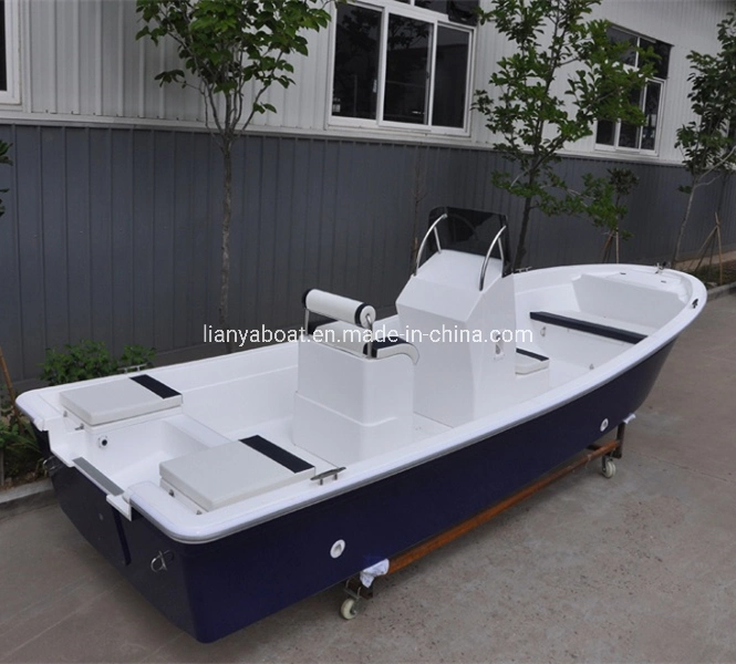 Liya 5.8m 8 Person Fiberglass Boat for Fishing Panga Boat