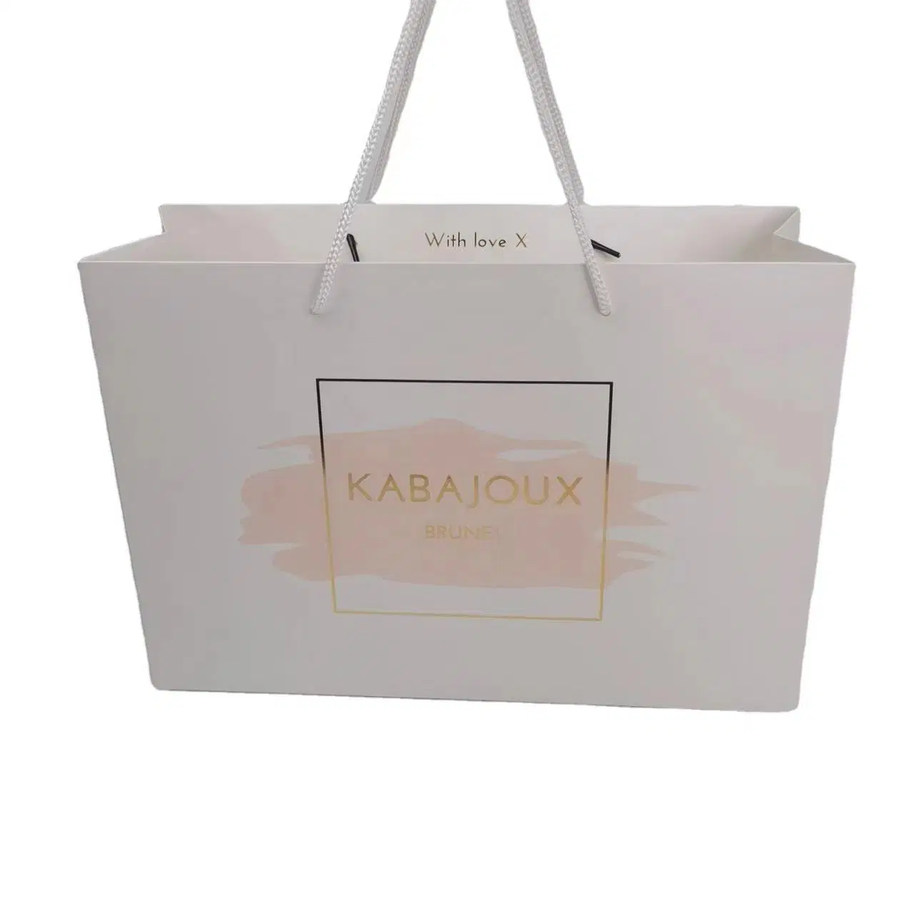 Impresos de papel personalizados Euro Tote bolsas de regalo con logo