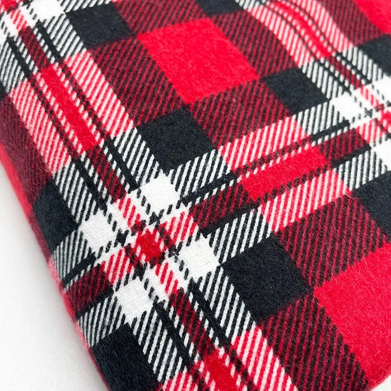 Wholesale/Supplier 100% Cotton Printed Check Style Flannel Shirting Fabric