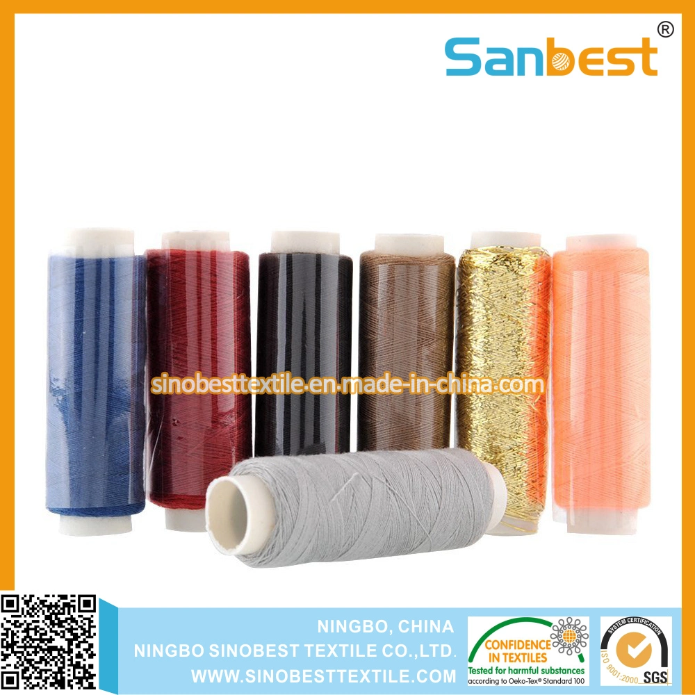 High quality/High cost performance Spun Polyester Sewing Thread on Small Reels