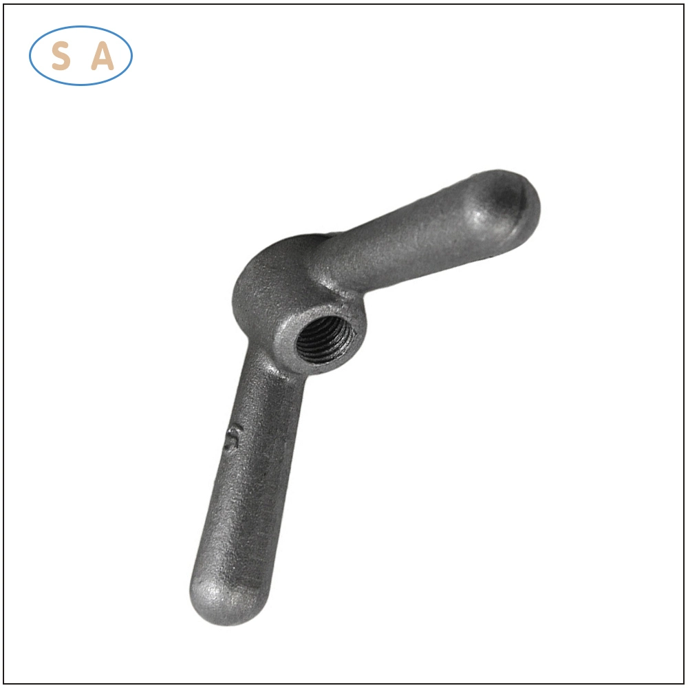 Carbon Steel White Zinc Plated Butterfly Nut Forging American Claw Nut Hand Screw Nut