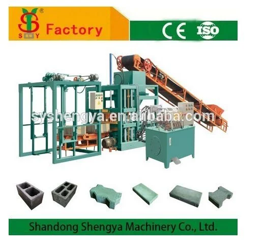 Semi-Automatic Hydraulic Concrete Block Making Machine (QT4-20)