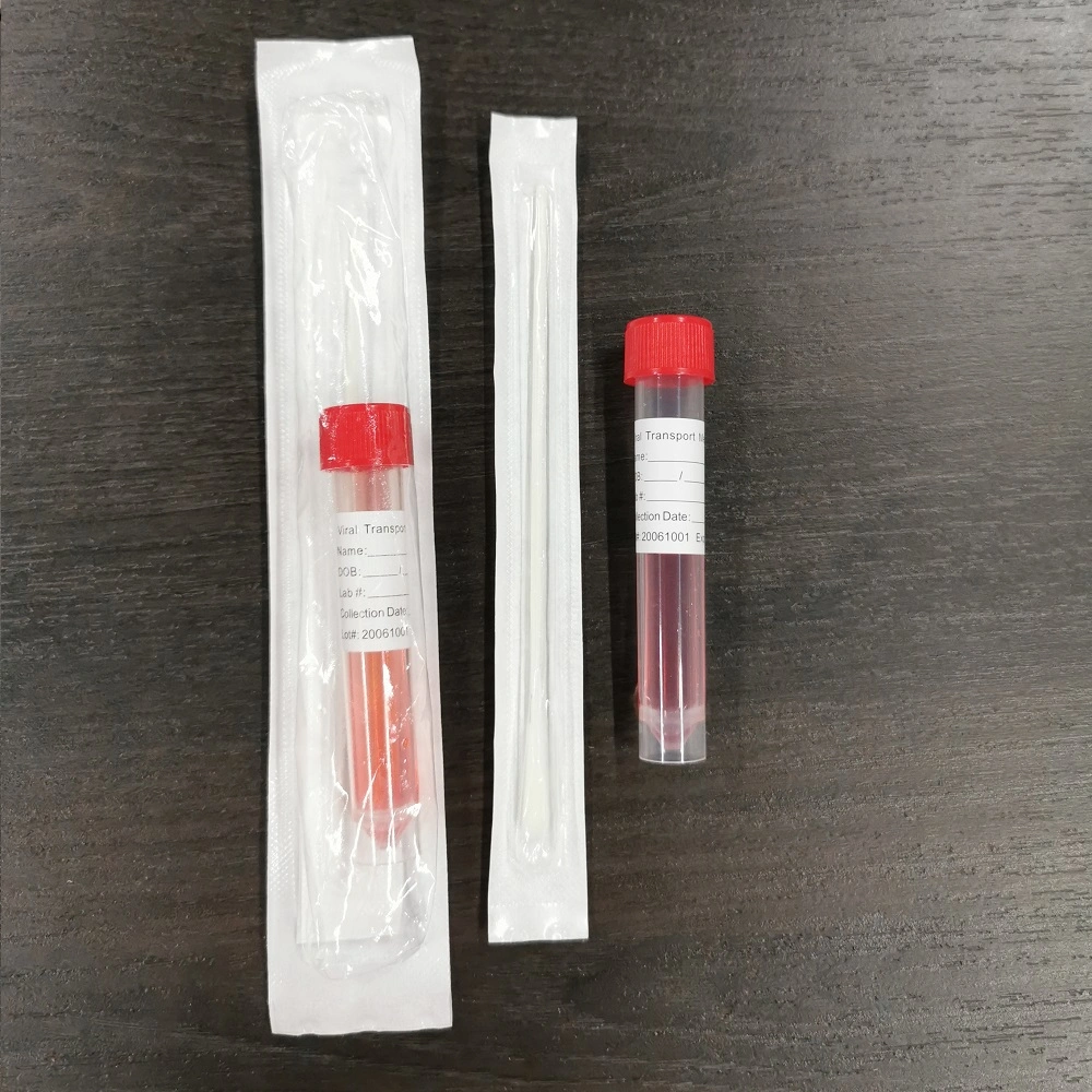 Hot Sale Disposable 10 Ml Non Inactivated Reagent Anti-Virus Virus Collection Storage Preservation Sampling Tube for Virus