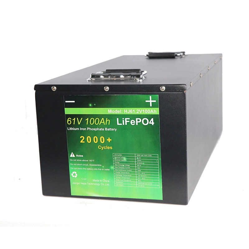 Deep Cycle 12V/48V/61V 100ah/200ah Lithium Solar/Car LiFePO4 Storage Battery Pack for Electric Scooter Vehicle Bicycle Marine RV UPS