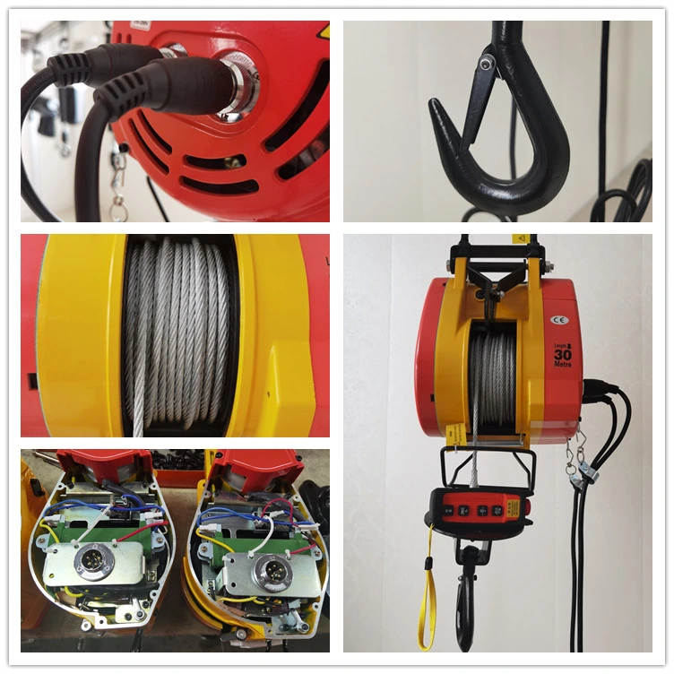 500kg Electric Hoist Small Hanging Crane Small Wire Rope Electric Hoist