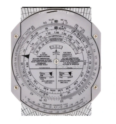 E6BM Calculer l'ordinateur de l'aviation vol Outil de mesure traceur de l'aviation