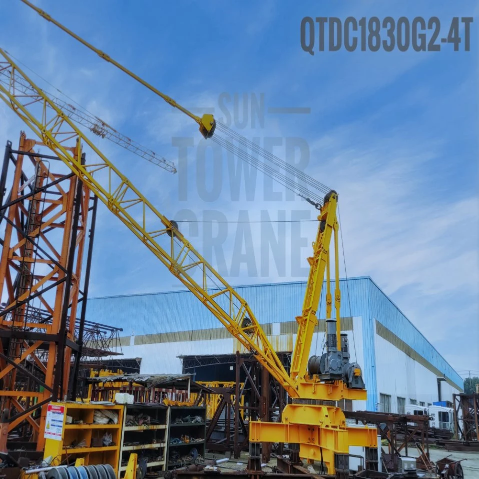 Qtdc1830A 360 Degree Rotation Derrick Crane Jib Length 18m, Tip Load 3ton, Max Load 4ton for Sale Tower Crane