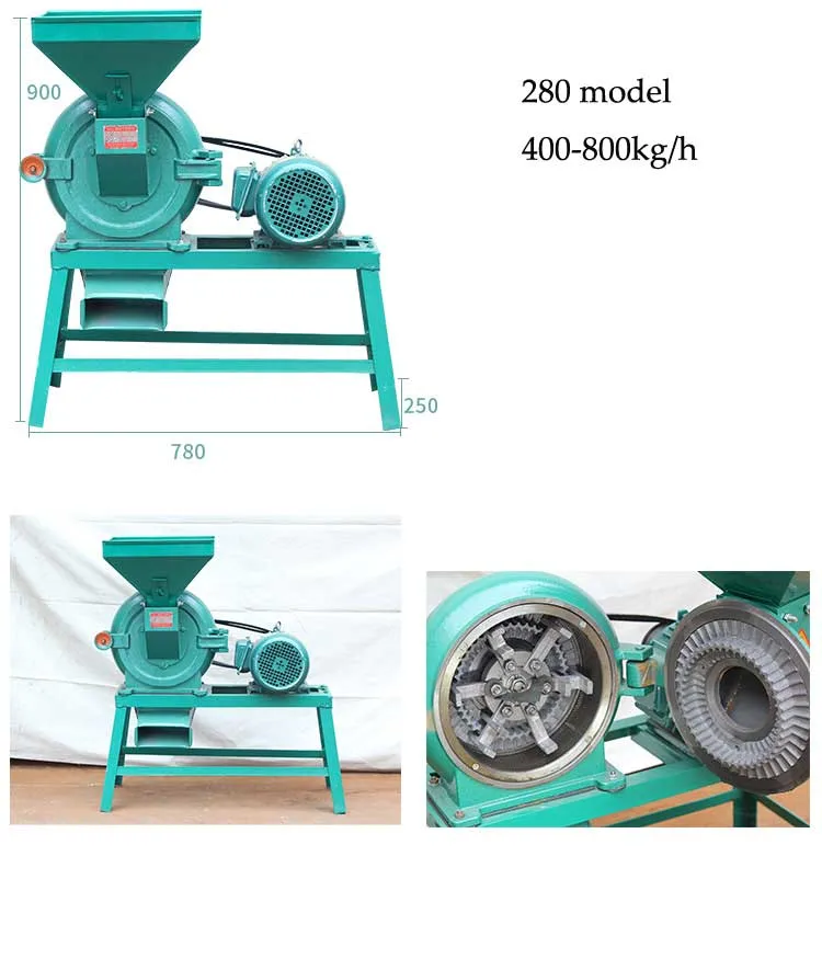 Poultry Farm Home Use Mini Small Corn Grinder Maize Grinding Grain Corn Flour Mill Machine