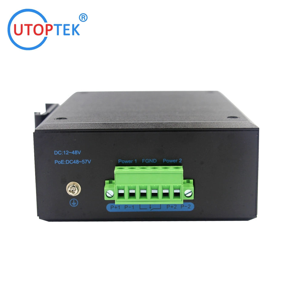 Meilleur prix Usine Utoptek 4 8 16 24 48 Port Commutateur Poe Commutateur Ethernet Industriel Commutateur Poe Gigabit