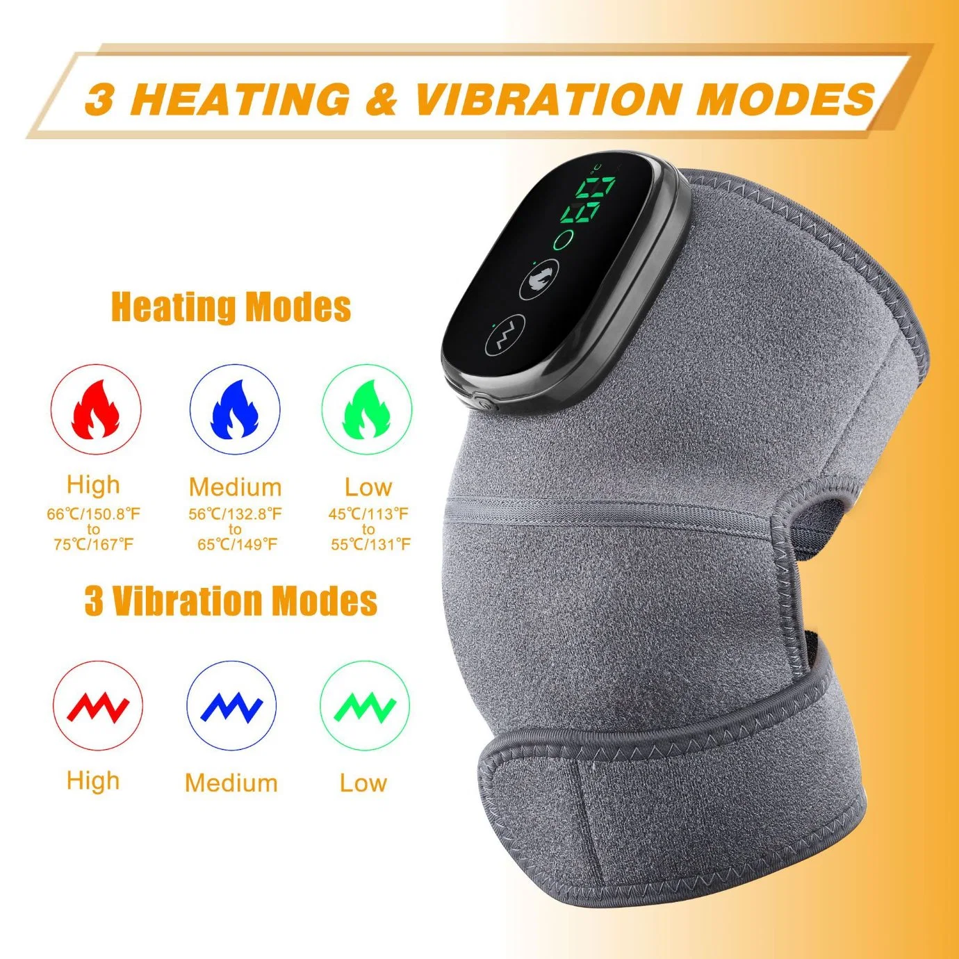 Winter Physical Therapy Heating Massage Knee Warming Moxibustion Shoulder and Elbow Pads