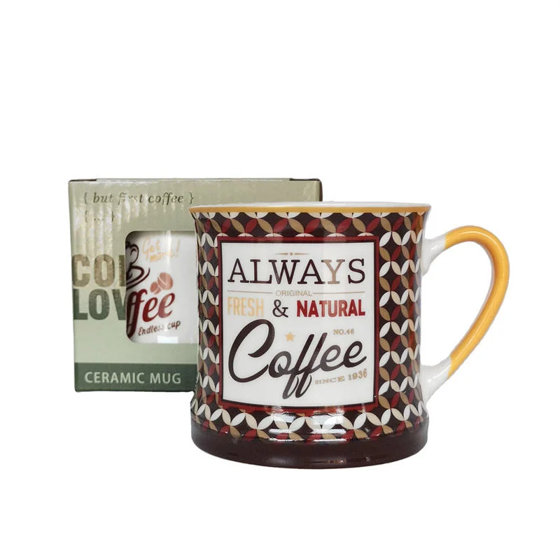 Custom Promotion Ceramic Coffee Mug Sublimination Porcelain Ceramic Cup