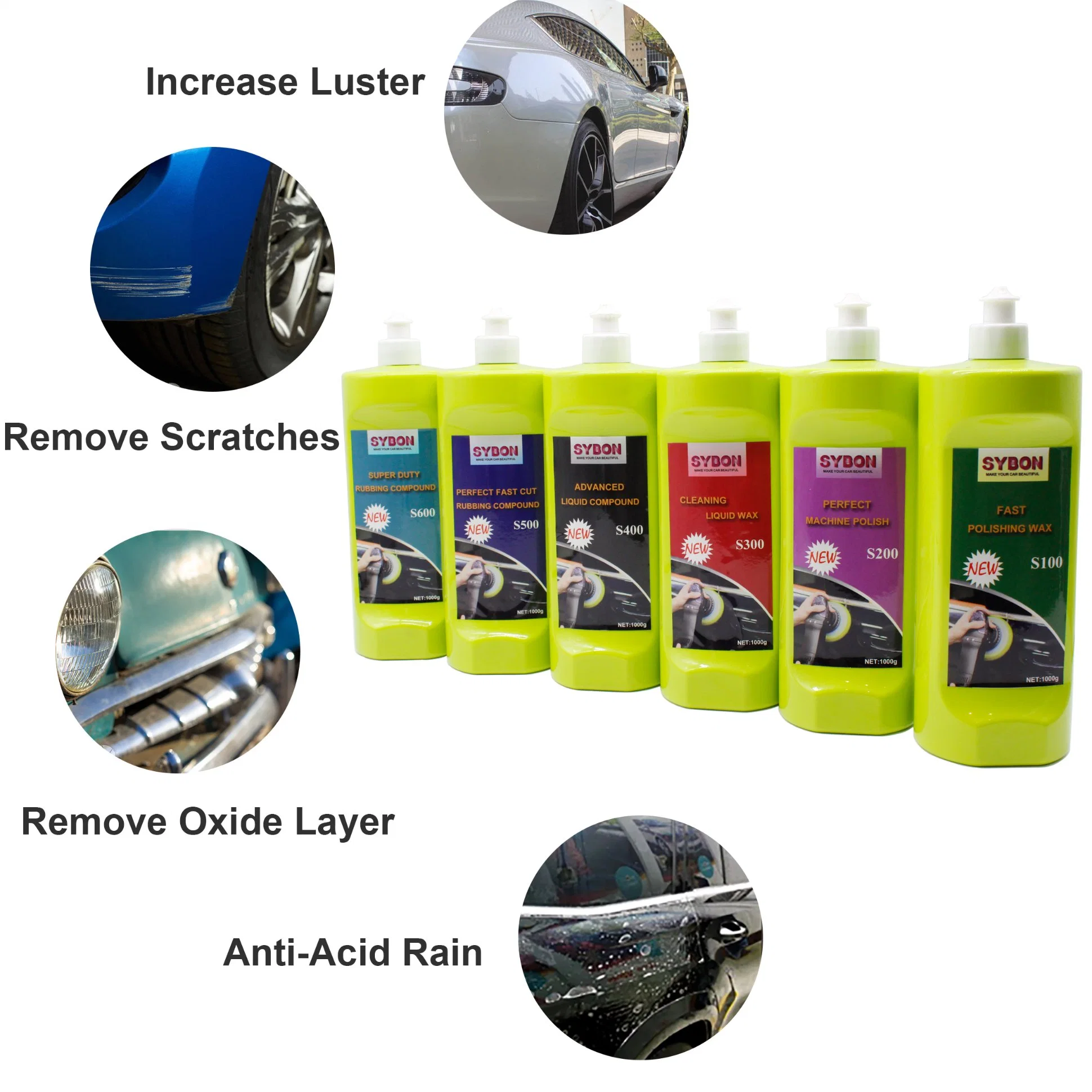 Factory Price Best Selling Car Polish Liquid Gloss Polimento De Autos Producto PARA EL Cuidado Del Auto