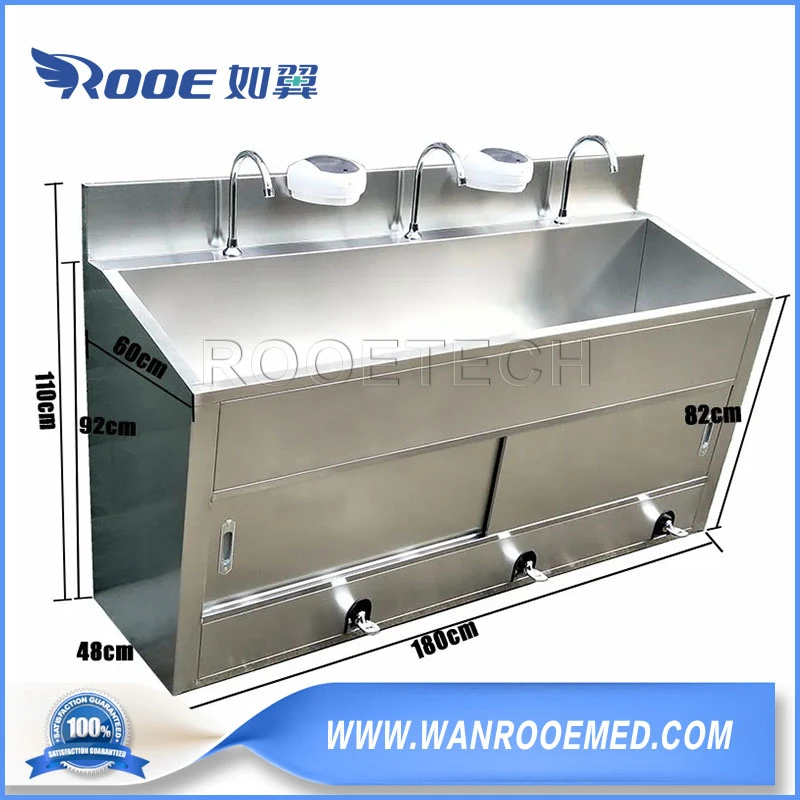 304 Stainless Steel Doctor Surgical Hand Washing Trough Operating Theatre Scrub Sink