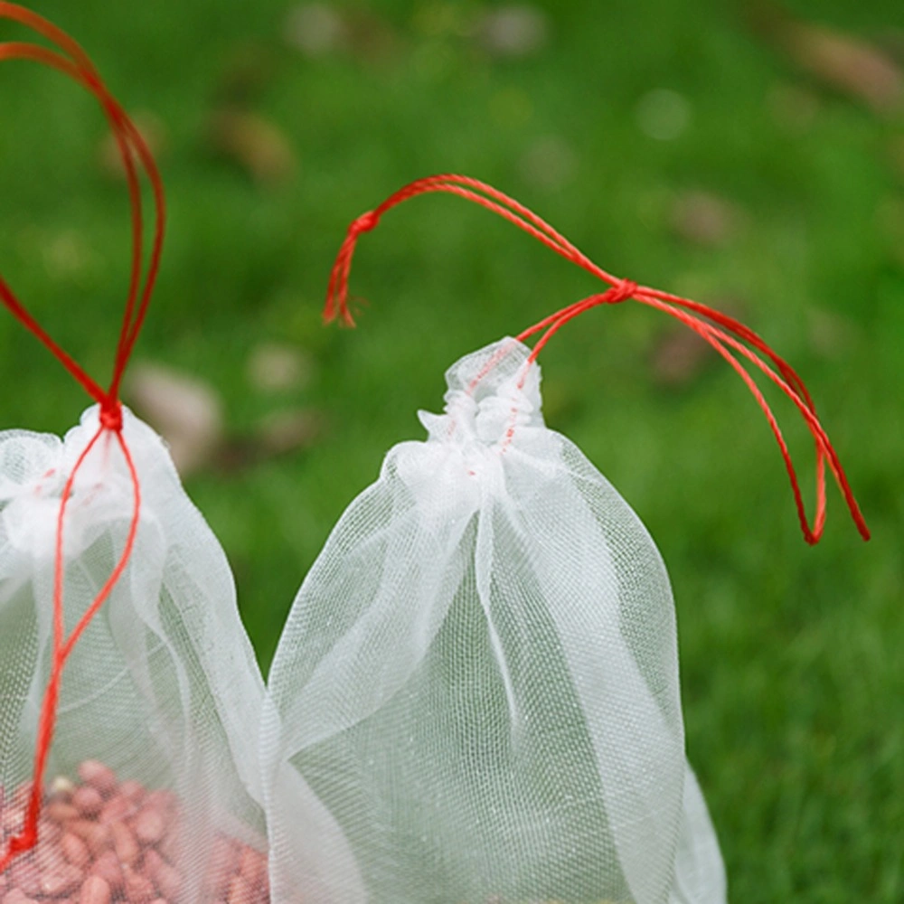 7 Sizes Drawstring Nylon Garden Plant Fruit Vegetable Grow Mesh Bags Agriculture Anti Bird Pest Protection Net Bag