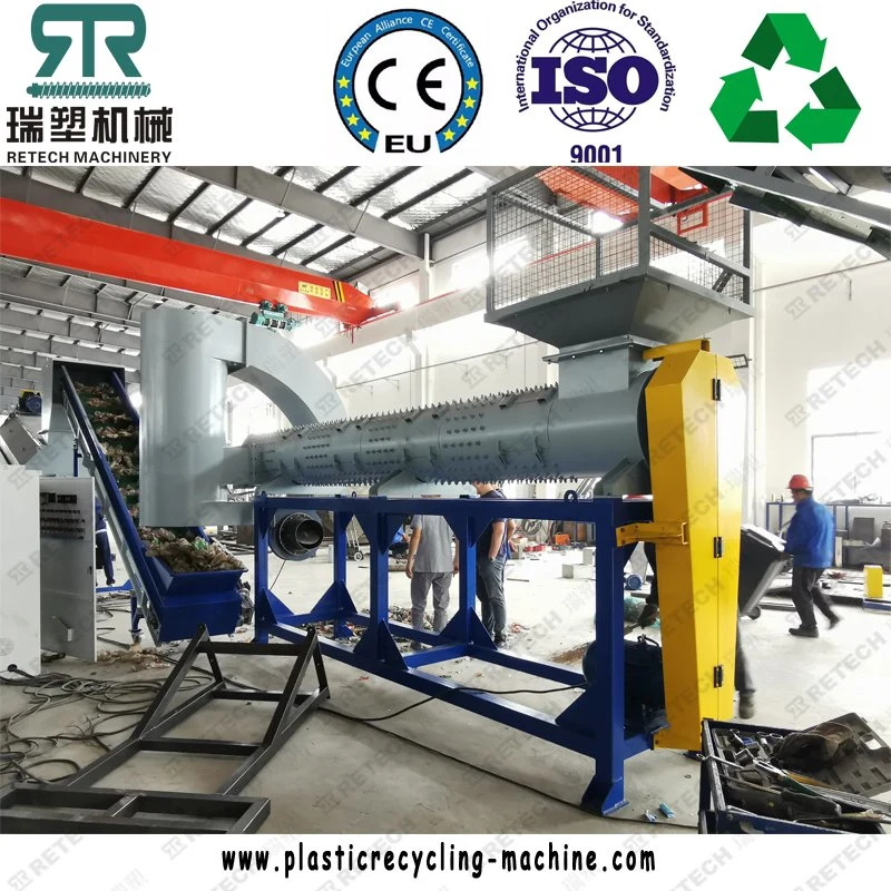 2000kg/Hr Pet HDPE Bottle Mechanical Label Remover Machine with 98% Removing Rate